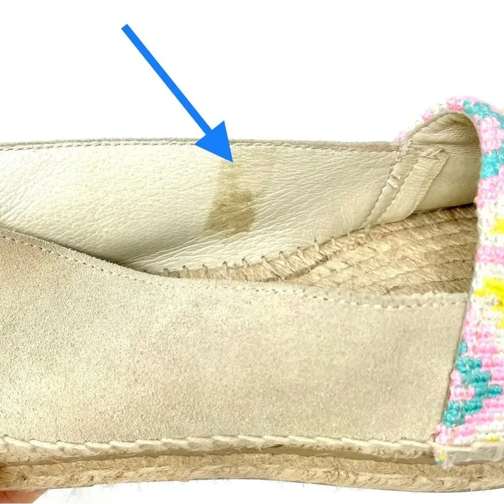Manebi x Guanabana Woven Geometric Platform Espadrilles, Women's 10,  EU 40 $199